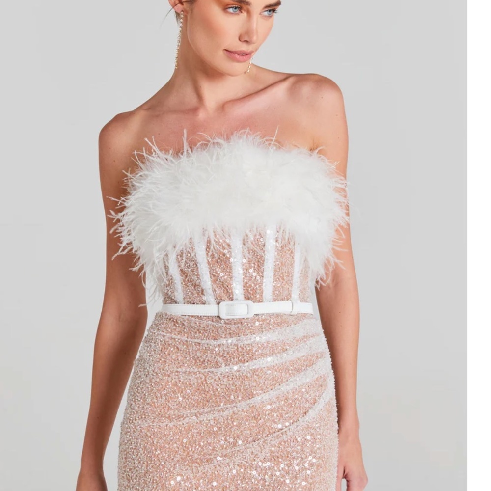 Nadine Merabi Lucie White Dress